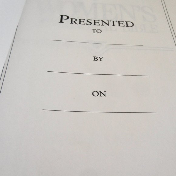 VTG Womens Devotional Bible NIV Christs Words in Red 1990 HC Zondervan USA - Picture 3 of 11